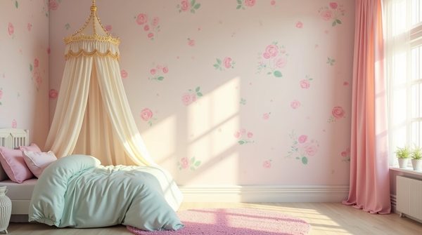 Créer un univers féerique avec le papier peint princesse pour la chambre de fille